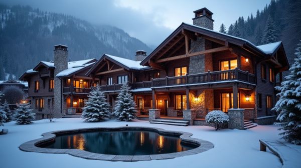Trouvez votre chalet de rêve avec l'agence immobilière à Méribel
